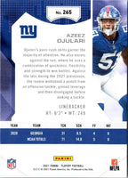 2021 Panini Playoff Kickoff Azeez Ojulari #265