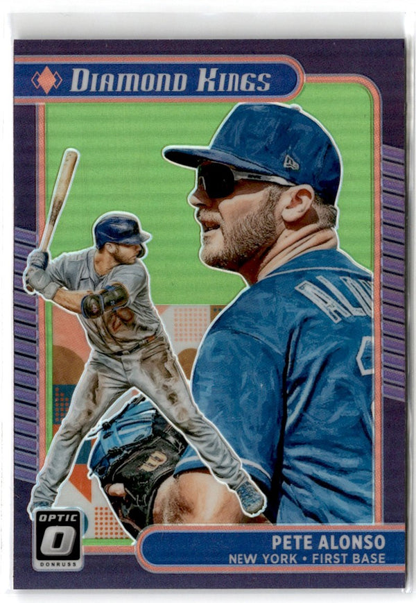 2021 Donruss Optic Carolina Blue & White Pete Alonso #19