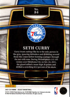2021 Panini Select Seth Curry #84