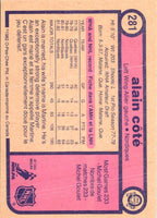 1982 O-Pee-Chee Alain Cote #281