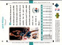 1998 SP Authentic David Wesley #18