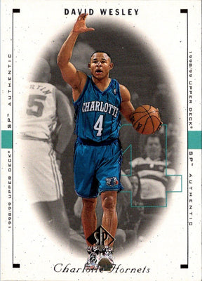 1998 SP Authentic David Wesley #18