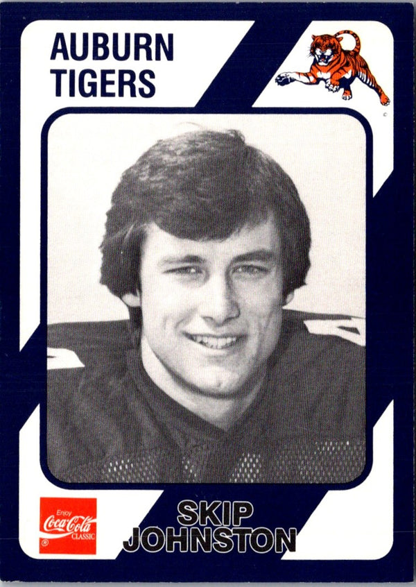 1989 Collegiate Collection Auburn Coke 580 Skip Johnston #402