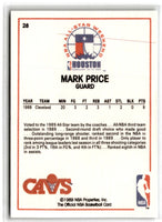 1989 Hoops All-Star Panels Perforated Mark Price #28