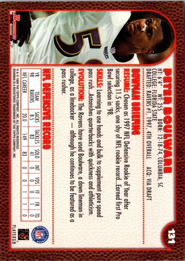 1999 Bowman Peter Boulware