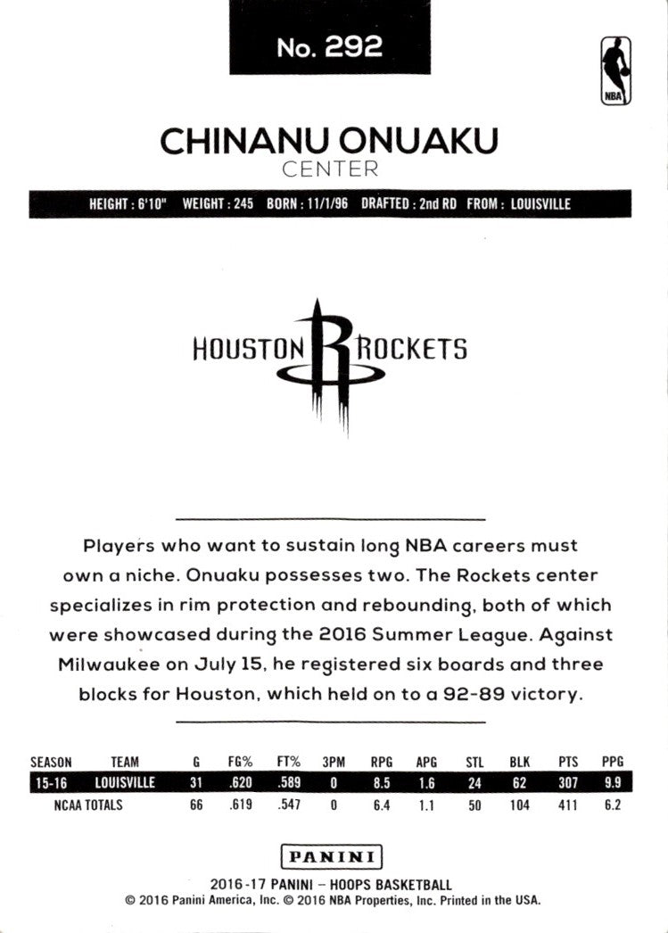 2016 Hoops Chinanu Onuaku