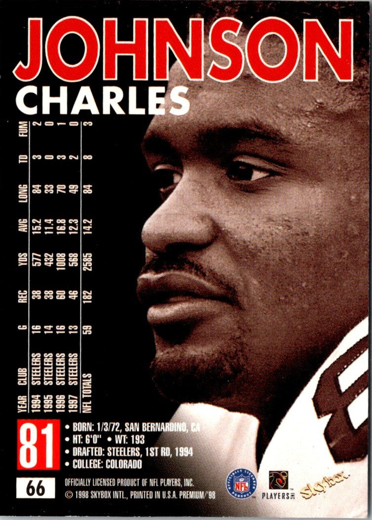 1998 SkyBox Premium Charles Johnson