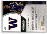 2020 Panini Prizm Draft Picks Collegiate Pink Ice Jaden McDaniels #51