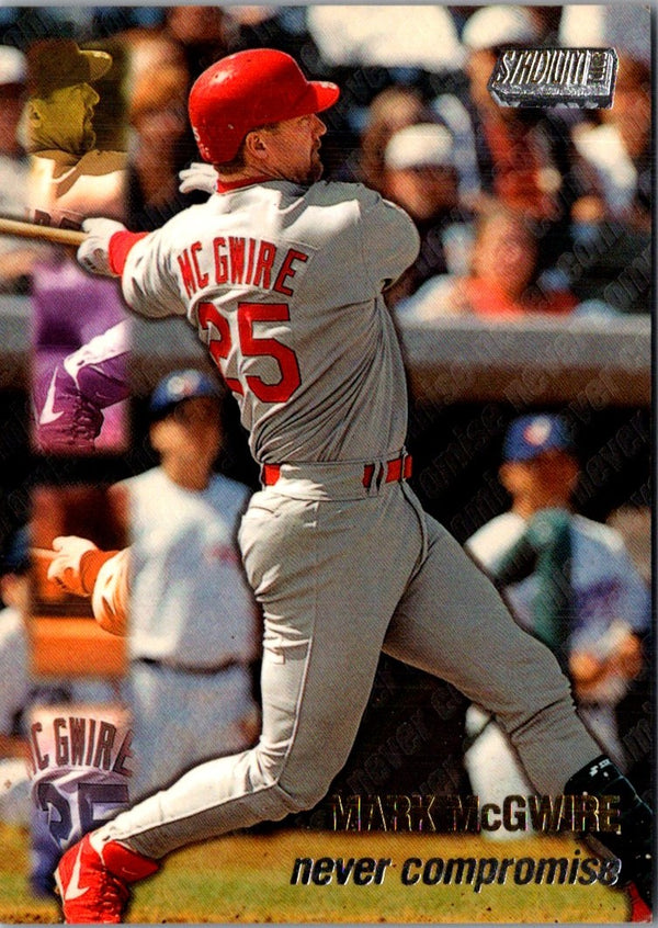 1999 Stadium Club Never Compromise Mark McGwire #NC1