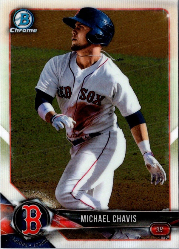 2018 Bowman Chrome Prospects Michael Chavis #BCP223