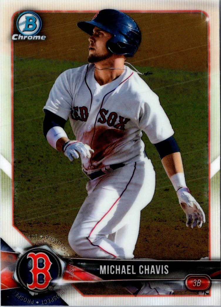 2018 Bowman Chrome Prospects Michael Chavis