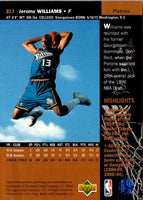 1996 Upper Deck Jerome Williams #217 Rookie