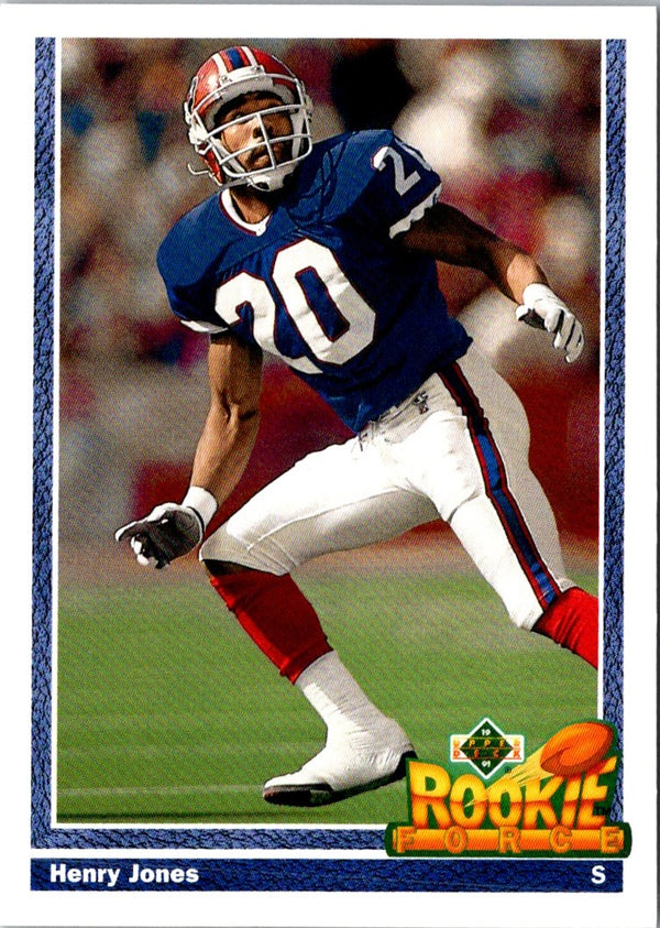 1991 Upper Deck Henry Jones #615 Rookie