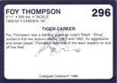 1989 Collegiate Collection Auburn Coke 580 Foy Thompson