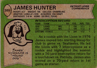 1978 Topps James Hunter #389 Rookie