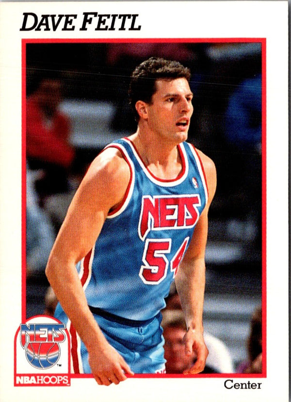 1991 Hoops Dave Feitl #399 Rookie