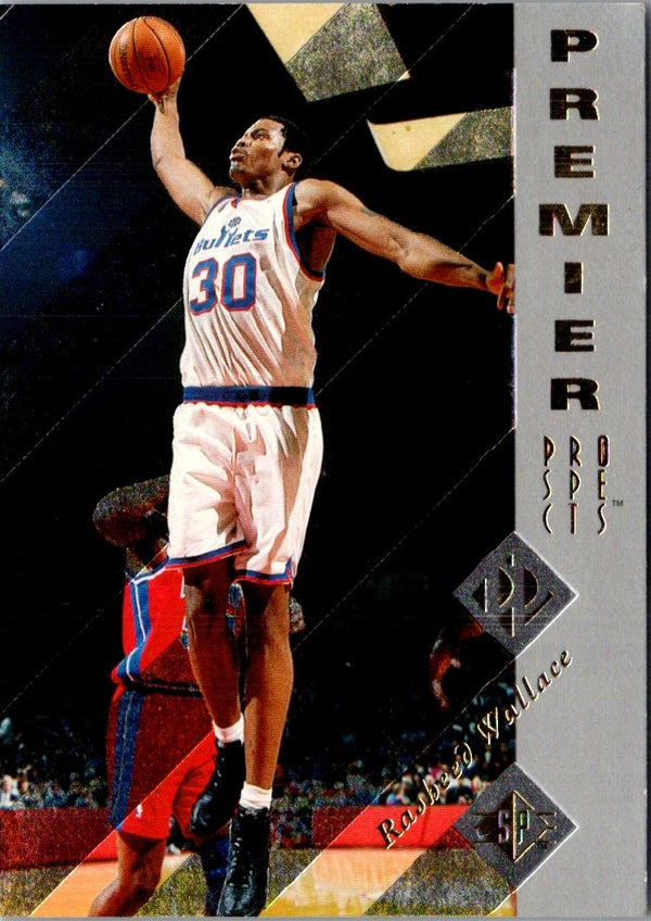 1995 SP Rasheed Wallace #167 Rookie