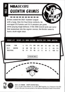 2021 Hoops Blue Quentin Grimes