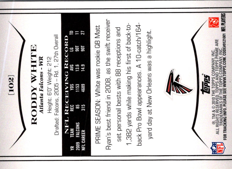 2010 Topps Prime Roddy White