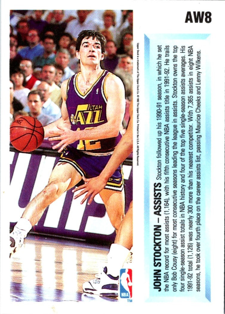 1992 Upper Deck Award Winner Holograms John Stockton