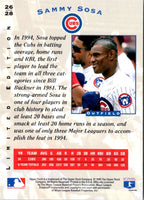 1995 Upper Deck Denny's Holograms Sammy Sosa #26