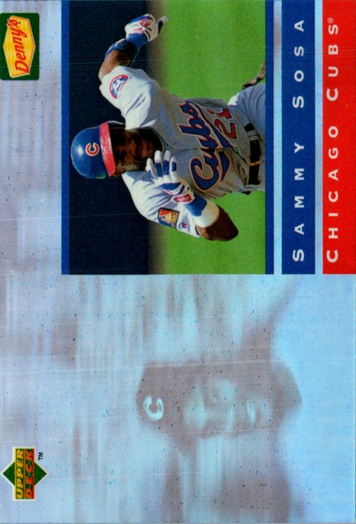 1995 Upper Deck Denny's Holograms Sammy Sosa