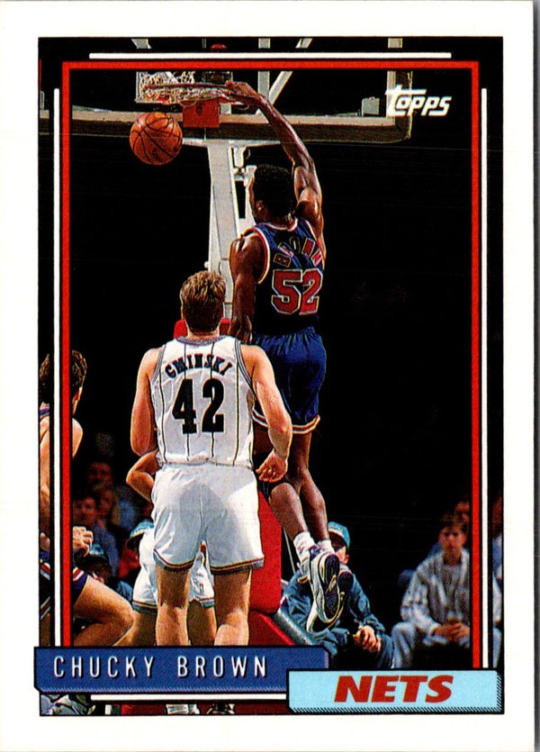 1992 Topps Gold Chucky Brown #263