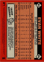 2021 Topps 1986 Baseball 35th Anniversary Green Evan White #86B-82