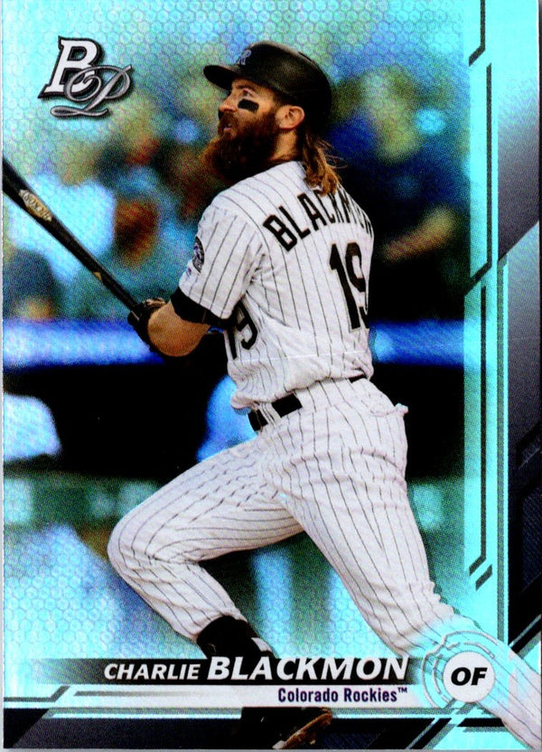 2019 Bowman Platinum Charlie Blackmon #85