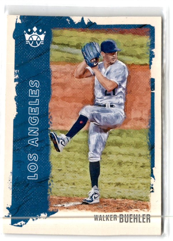 2021 Panini Diamond Kings Blue Walker Buehler #95