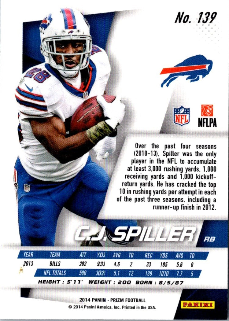 2014 Panini Prizm C.J. Spiller