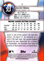2023 Bowman Platinum Javier BÃ¡ez #19