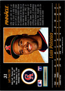 1993 Pinnacle Luis Polonia