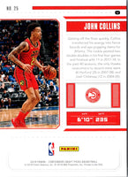 2018 Panini Contenders Draft Picks John Collins #25B