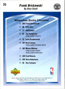 1992 Upper Deck Frank Brickowski
