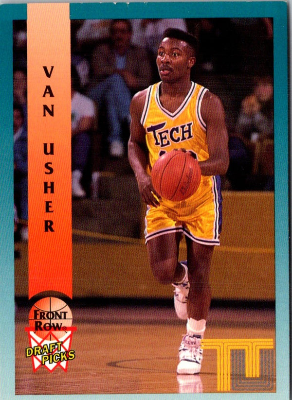 1992 Front Row Draft Picks Gold Van Usher #69