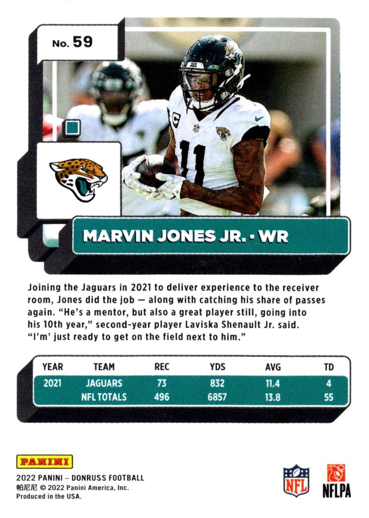 2022 Donruss Marvin Jones Jr.