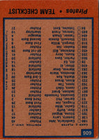 1978 Topps Pittsburgh Pirates #606