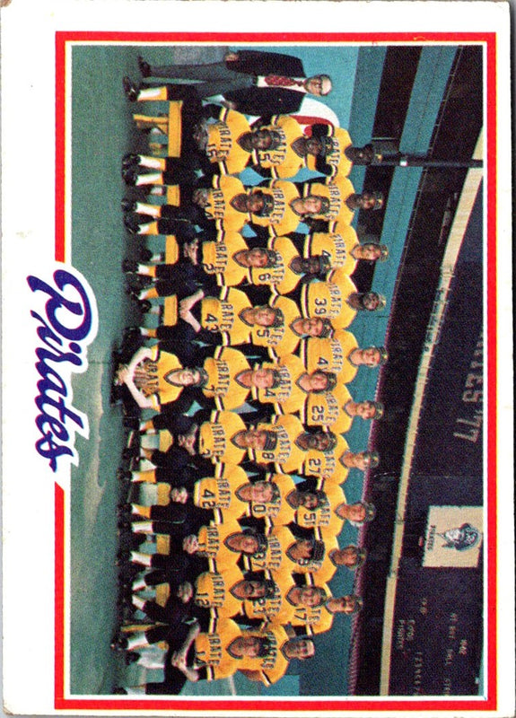 1978 Topps Pittsburgh Pirates #606