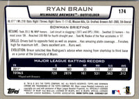 2012 Bowman Chrome Ryan Braun #174