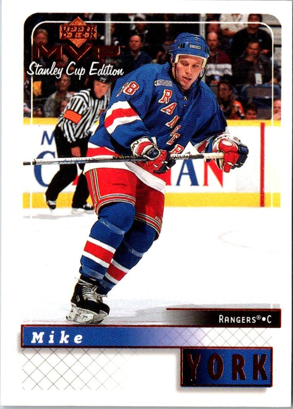 1999 Upper Deck MVP Stanley Cup Mike York #119