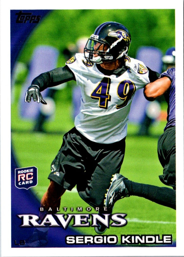 2010 Topps Sergio Kindle #28 Rookie