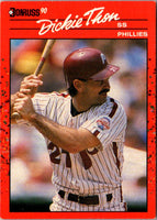 1990 Donruss Dickie Thon #549