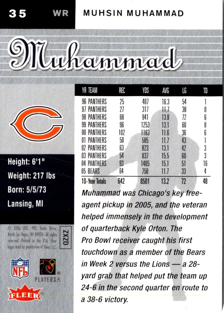 2006 Ultra Muhsin Muhammad