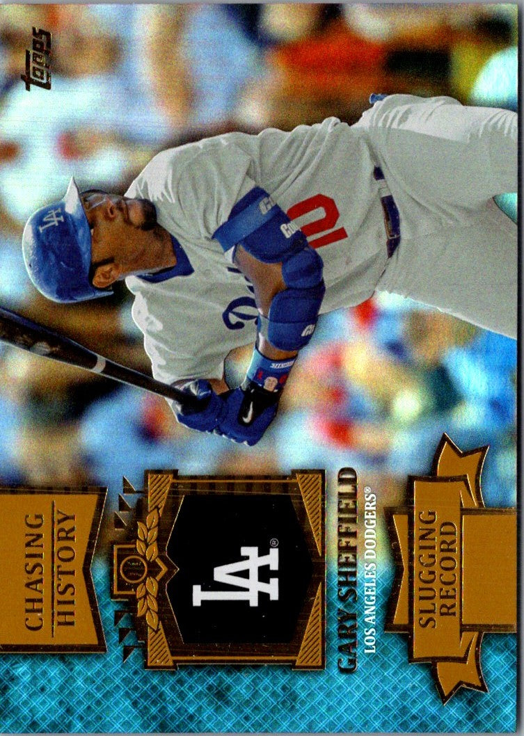 2013 Topps Chasing History Gary Sheffield