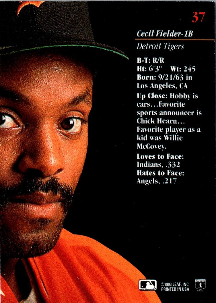 1993 Studio Cecil Fielder