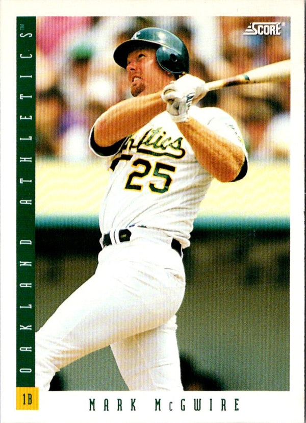 1993 Score Mark McGwire #557
