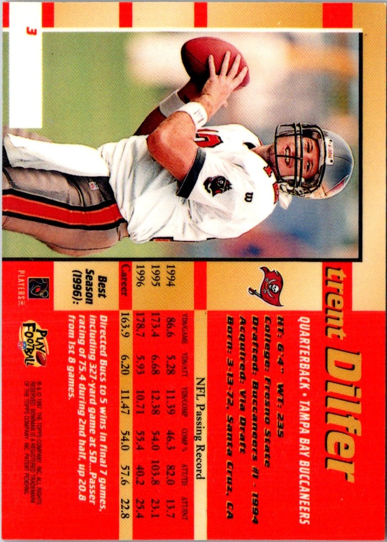 1997 Bowman's Best Trent Dilfer