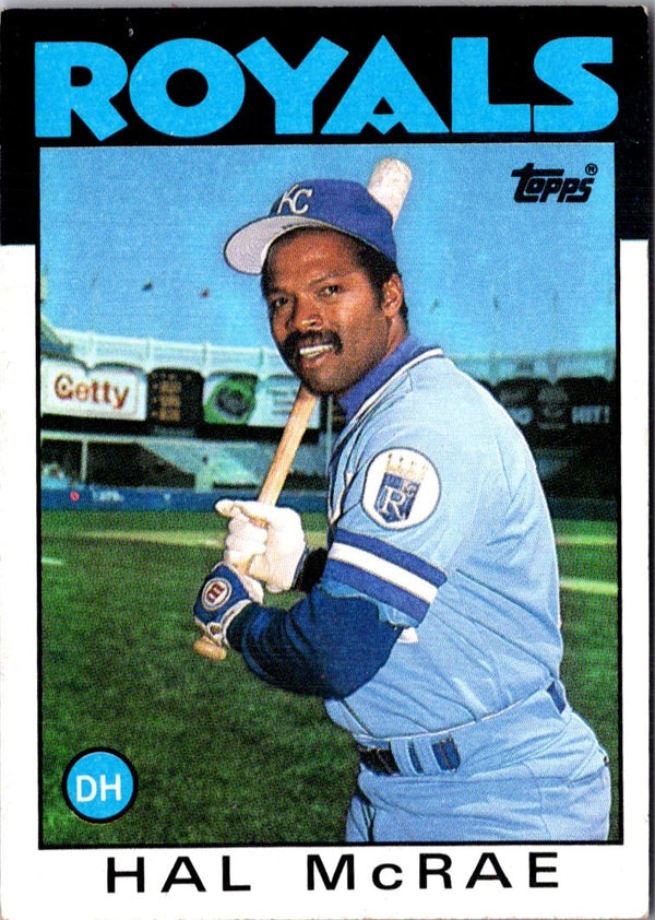 1986 Topps Hal McRae #415