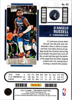 2022 Panini Contenders Season Ticket D'Angelo Russell #92
